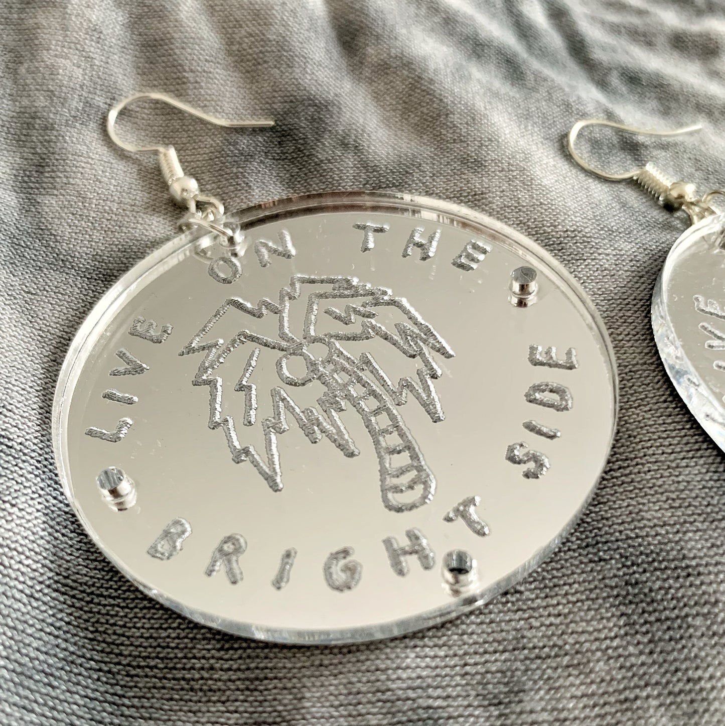 live on the bright side earrings