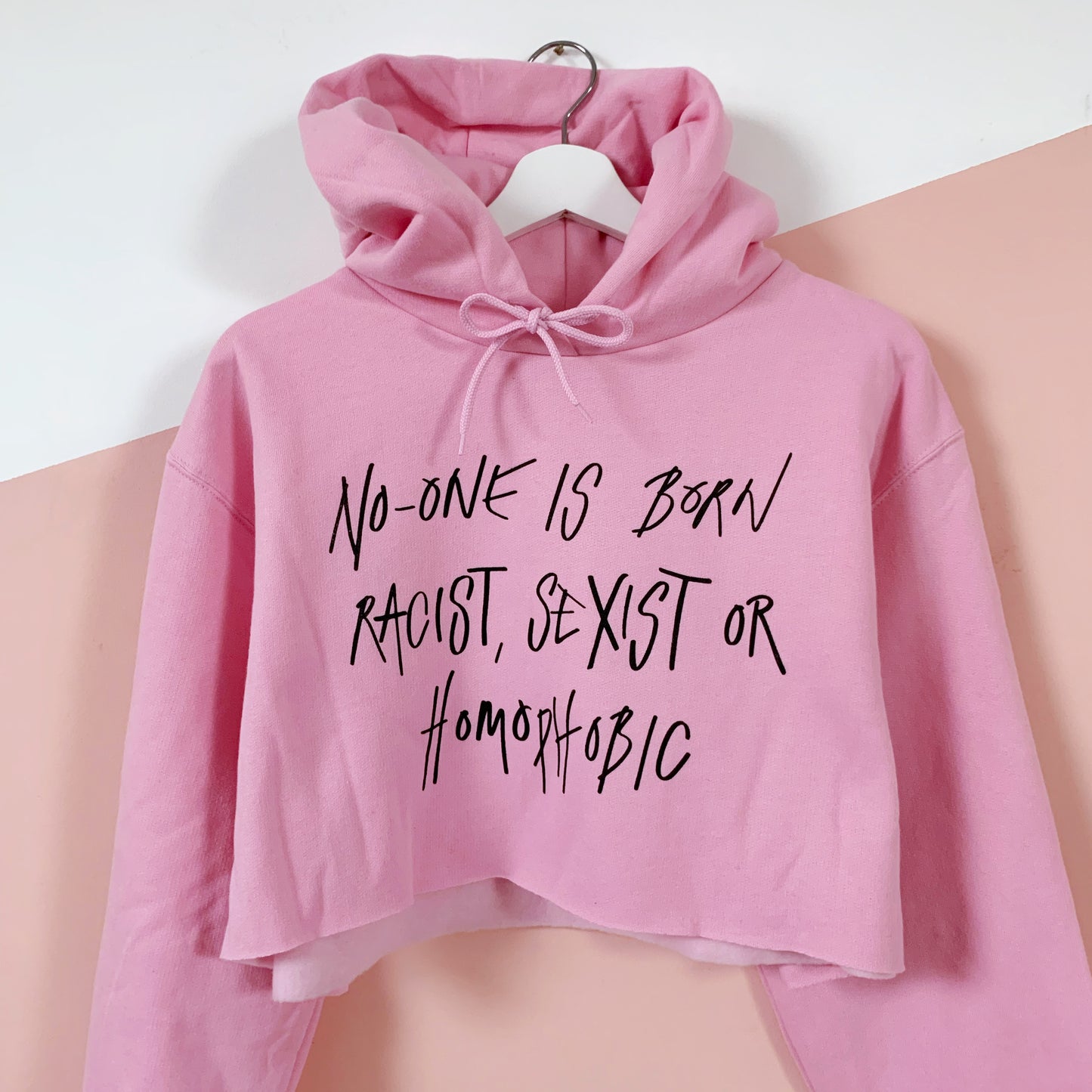 hate is taught hoodie - pink | 2 styles