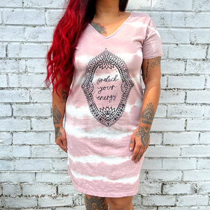 protect your energy tie dye dress