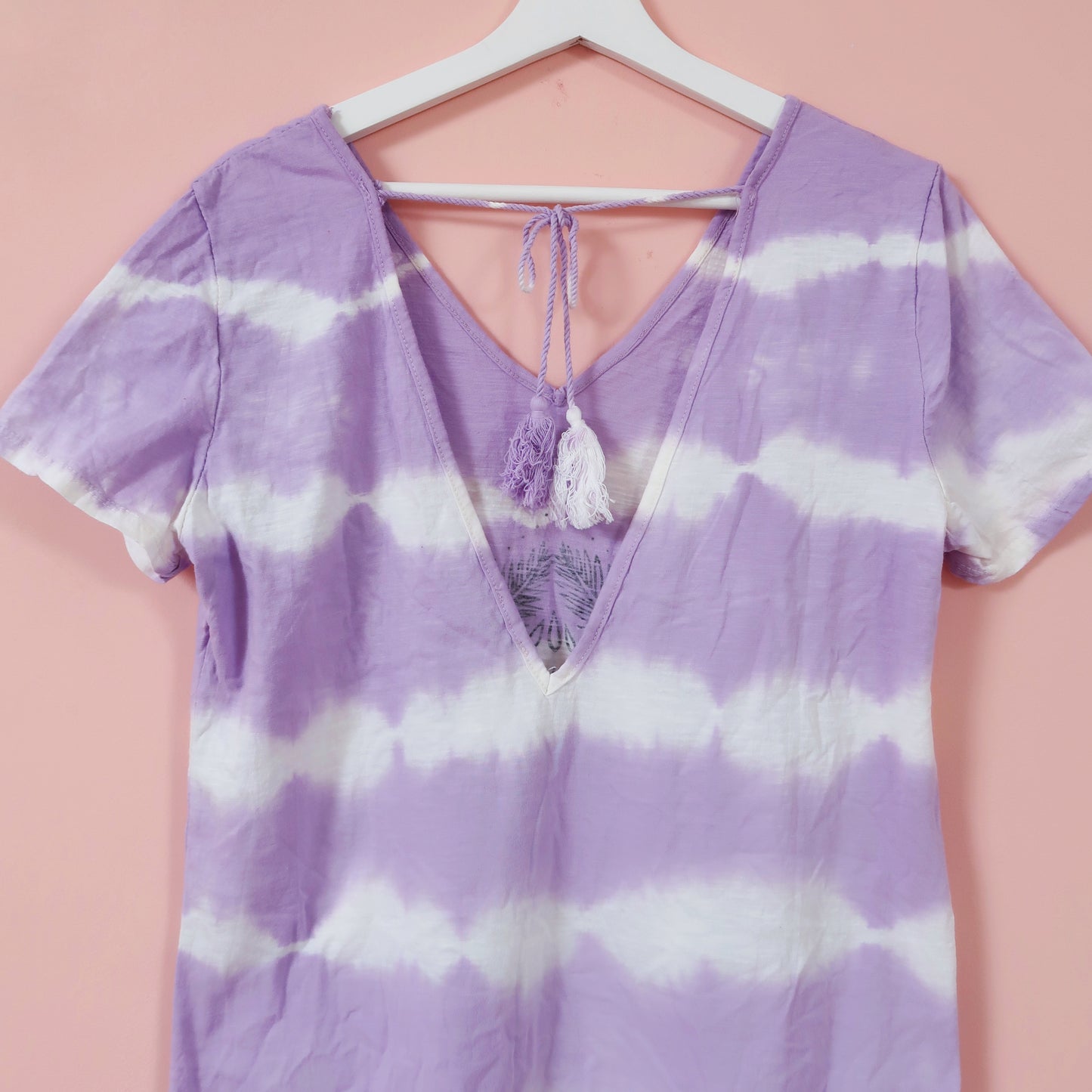trust the timing of your life tie dye dress