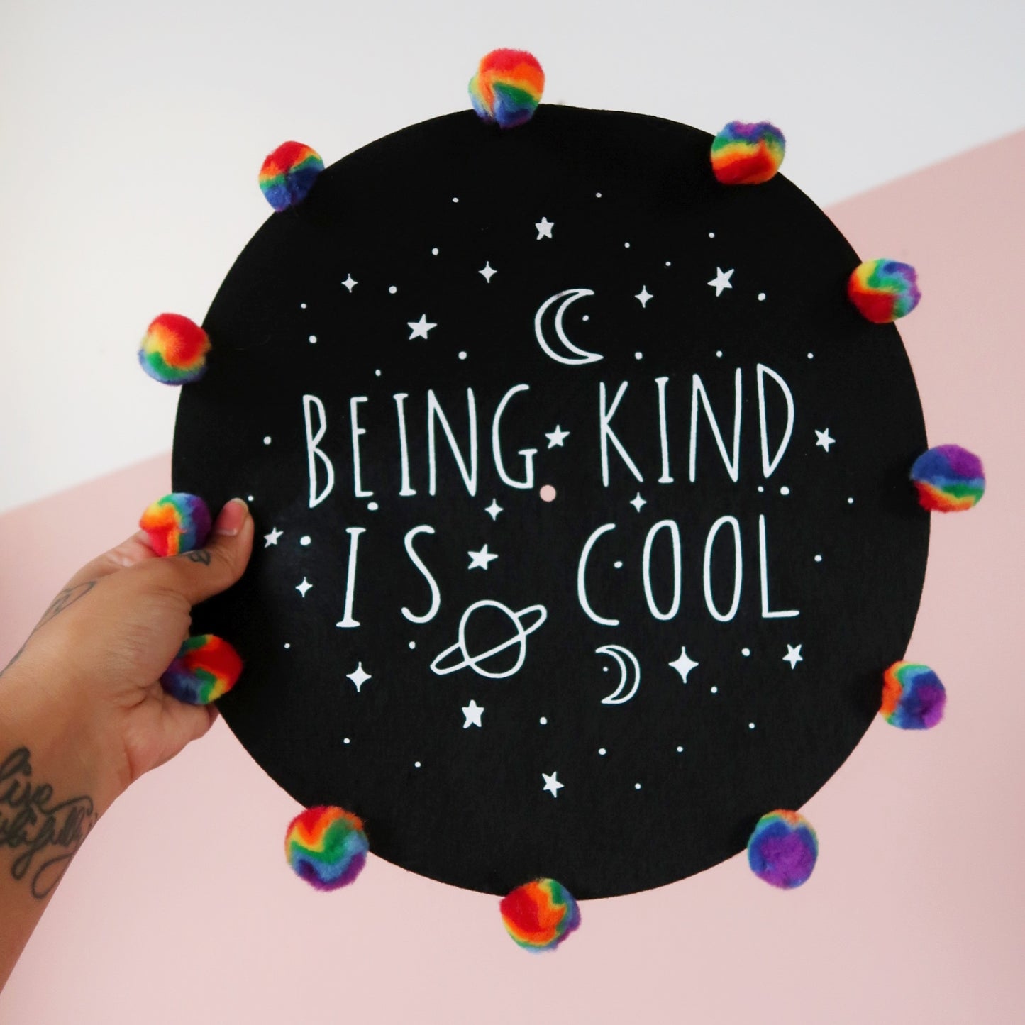 being kind is cool wall decor